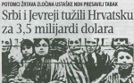 Blic, 14.03.2017., Srbi i Jevreji tužili Hrvatsku za 3,5 milijardi dolara