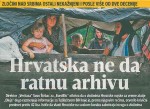 Blic, 02.08.2017, Hrvatska štiti RATNE ZLOČINCE: Bombardovali izbeglice na teritoriji BiH uz blagoslov Zagreba