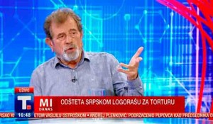 Mi danas - Savo Štrbac: Suđenje Srbima u Hrvatskoj, 11.6.2024. Foto: TV Tanjug, screenshot