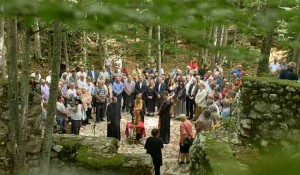 Jadovno: Komemoracija nad Šaranovom jamom, 2024. Foto: Portal Novosti, Sandro Lendler