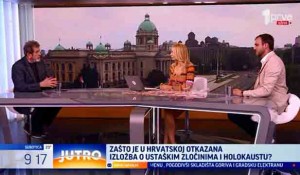 Zašto je u Hrvatskoj otkazana izložba o ustaškim zločinima i holokaustu, 21.7.2024. Foto: Prva TV, screenshot